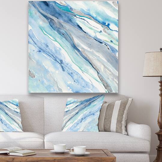 Designart - Blue Silver Spring II